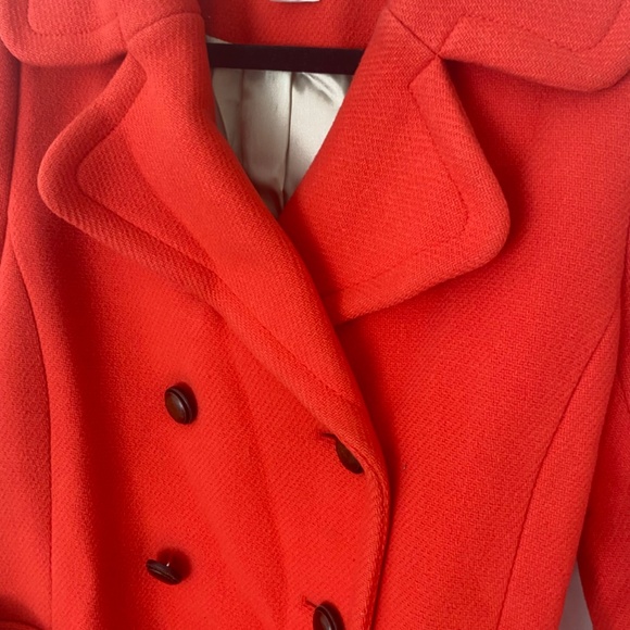 J. Crew Red Trench Coat - Picture 8 of 13